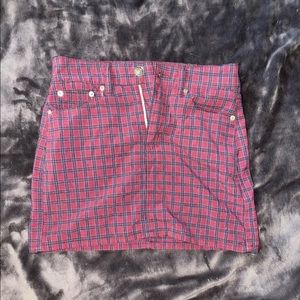 American eagle plaid skirt
